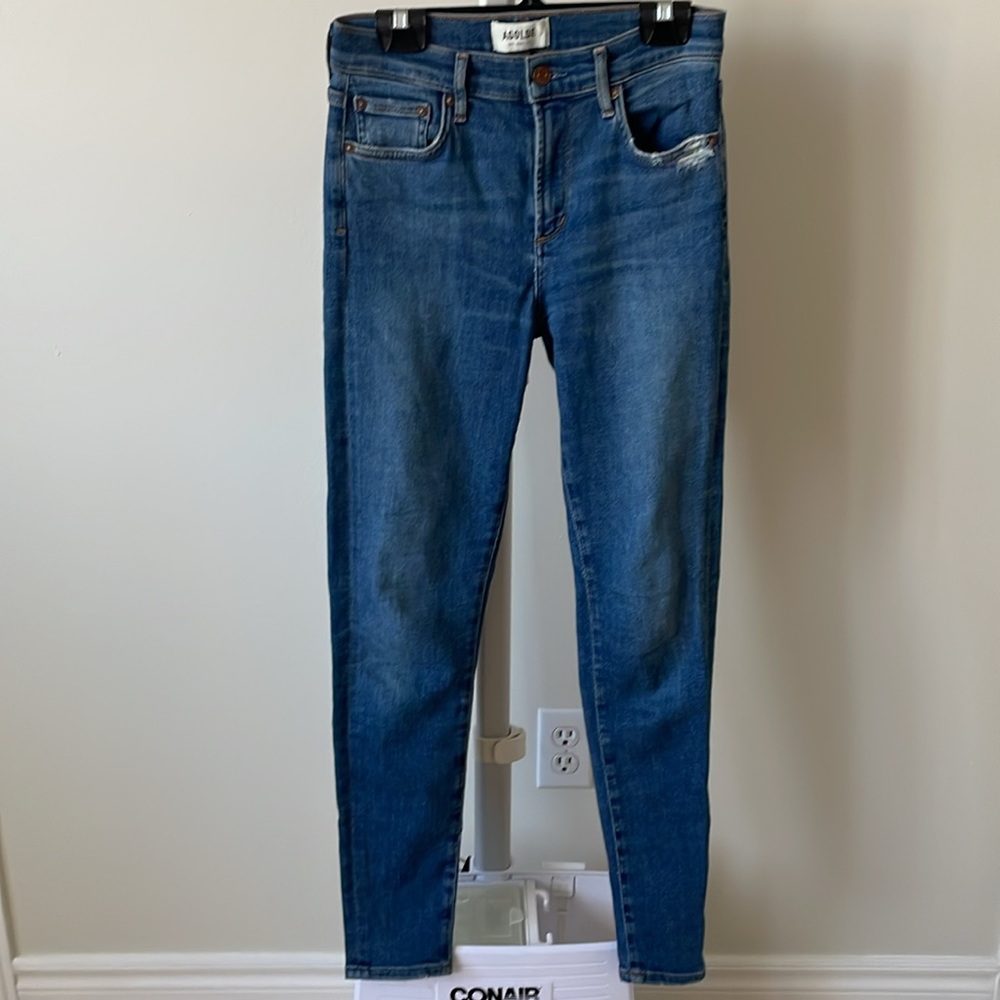 AGOLDE Sophie Mid Rise Ankle Skinny jeans, size 27 - Picture 7 of 12